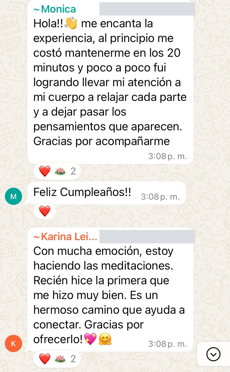 Mensaje de Mónica